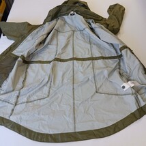 Woolrich HLJ0153S Women Small Green Lightweight Hooded Rain Jacket Utility Parka image 11