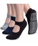 Non Slip Grip Yoga Socks For Women With Cushion For Pilates, Barre, Dance - $28.99