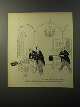 1953 Cartoon by Robert Day - Go easy with this one. That Johnson kid dropped - £14.49 GBP
