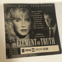 An Element Of Truth Vintage Tv Guide Print Ad Donna Mills Peter Riegert Tpa26 - $5.93