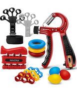 Complete Hand Gripper & Finger Strengthener Set 13 Piece Muscle Builder Exercise