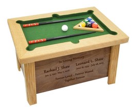Pool Table Double For Two People Urn - £500.08 GBP