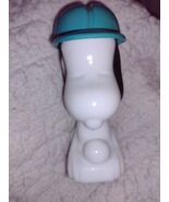 Vintage 1969 Avon Snoopy Sports Rally Glass Bottle ~EMPTY~ - $9.45