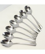 Oneida Gala Impulse Oval Soup Spoons USA 6 3/4&quot; Lot of 7 - $32.97 CAD