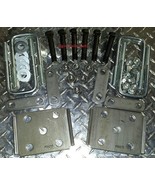 Trailer 2&quot; sq. U-bolts plates suspension bolts shackles single axle leaf... - $48.95