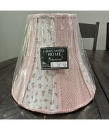 Laura Ashley Lampshade Madeline Pink Floral Trumpet Cottage Core 10.5” - $138.73 CAD