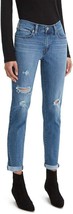 Levi&#39;s Boyfriend Jeans Womens 29 Blue Distressed Stretch NEW - $29.57