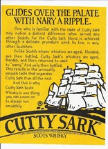1979 Cutty Sark Scots Whisky Print Ad Vintage 8.5&quot; x 11&quot; - £15.18 GBP