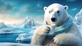 Diamond Painting Coffee Time For Polar Bear - $25.33+