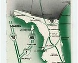Florida&#39;s Turnpike &amp; Interstate System Brochure with Maps 1967 - $15.84
