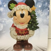 Disney Traditions Christmas Decor Mickey Mouse Old St Mick Jim Shore 17 Inch NEW - £93.51 GBP