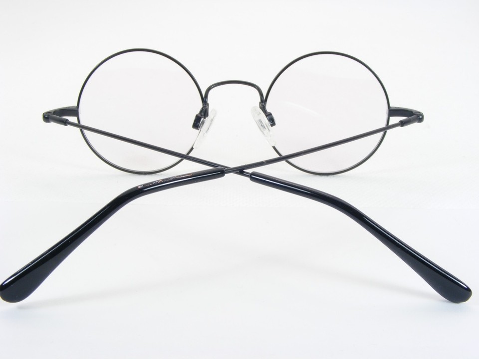 Vintage OU 43.292 01 BLACK RARE EYEGLASSES GLASSES ROUND FRAME 40-19-145mm Item image 3
