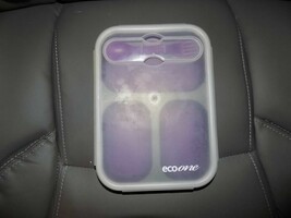 BPA-Free ECO ONE Collapsible 3 Section BENTO BOX Lunch Storage Silicone ... - €19,60 EUR