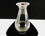 Clear Glass Oil Lamp Globe, Flared Beaded Chimney, 2 3/8&quot; Fitter, #GLB-22 - £11.44 GBP