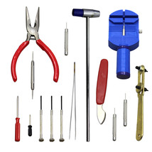 Us Seller ~ 16 Piece Watch Repair Tool Kit Set Pin &amp; Back Remover ~ New - £12.78 GBP