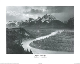 Ansel Adams, The Tetons - Snake River, 1942, Vintage Poster, 20 x 16 inches - $19.49