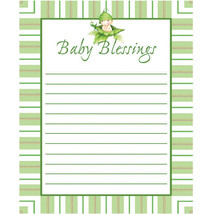 Sweet Pea Baby Shower Advice Cards 8 Pack Paper Baby Shower Games Decora... - £8.60 GBP