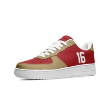 San Francisco 49ers Shoes | Custom Leather 49ers Sneakers for Men &amp; Women - £75.44 GBP