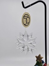 Vtg Department 56 Clear Acrylic Snowflake Christmas Ornament Brand New - $12.99