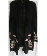 INC Women&#39;s Embroidered Open Front Cardigan Sweater Size Small - $24.69 CAD