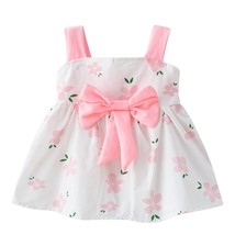 Summer Kids Dresses For Girls Sleeveless Backless Dresses  Girl    Dress... - £46.73 GBP