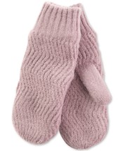 allbrand365 designer Womens Chevron Knit Mittens,Mauve,One Size - £27.58 GBP
