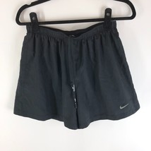 Nike Womens Attack Training Shorts Dri-Fit High Rise Elastic Waist Black M - $12.59