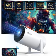 With Support For 1080P, This Compact Projector Boasts A Premium 360-Degr... - £81.46 GBP