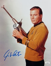 WILLIAM SHATNER Signed Autographed 11x14 PHOTO STAR TREK CAPTAIN KIRK JS... - $179.99