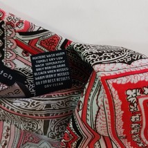 Blue Diamond Women's Paisley Red & Gray Blouse Top Size 20 image 4