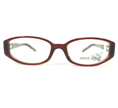Anne Klein Eyeglasses Frames AK 8083 208 Clear Red Round Oval Full Rim 51-16-135 - £33.56 GBP