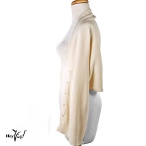 Ivory Scarf Shawl Shrug Button Up Style for Casual or Evening 60&quot;x22&quot; - Hey Viv - £18.83 GBP