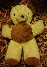 000 Vintage Stuffed Teddy Bear 2 Tone Brown 17 inches Tall - £17.20 GBP