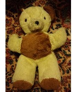 000 Vintage Stuffed Teddy Bear 2 Tone Brown 17 inches Tall - £17.30 GBP