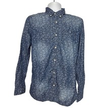 Buffalo David Bitton Men&#39;s Small Skyler Floral Shirt Button Down Long Sl... - $23.03 CAD