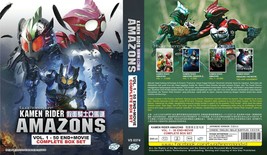 LIVE ACTION DVD~Kamen Rider Amazon(1974)+Amazons(2016)Cofanetto... - £21.95 GBP