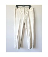 NWT Talbots Signature Crop Pant 10 Petite Stone $70 Casual Ivory - $42.08 CAD