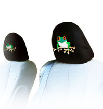 For AUDI NEW INTERCHANGEABLE FROG CAR SEAT HEADREST COVER GREAT GIFT - £12.10 GBP