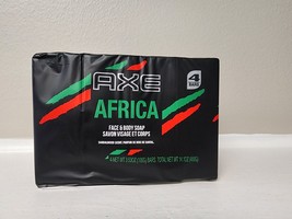 Axe Africa Face &amp; Body Soap 4 Bar Pack Sandalwood Scent  x 2 - 8 bars - £27.36 GBP