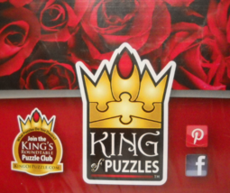 King Of Puzzles Jigsaw Puzzle Rose Amore Floral Scented 1000 Pieces Seal... - $11.99