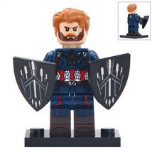 1pcs Captain America in Avengers infinity war Mini figure Building Toys - £2.39 GBP