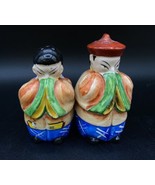 Okada China Japanese Peasant Man &amp; Woman Salt &amp; Pepper Set Made in Japan - €14,69 EUR
