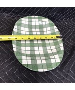 Extremely Rare Vtg Plaid Hand-etched Green Pattern Stoneware 8.5”x11.5”P... - £6.27 GBP