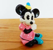 Cute vintage Walt Disney porcelain Minnie Mouse figurine - $14.99