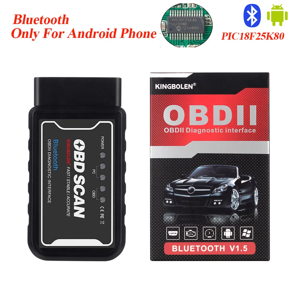 10pcs OBDII ElM327 V1.5 BT Car Diagnostic Tool V1.5 OBD 2 ELM327 For Android/Wif - $200.33