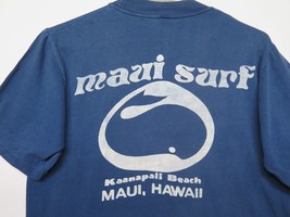 Vtg 60s 70s Maui Surf Kaanapali Beach Hawaii HI CRU T Shirt Size S M Rar... - £87.88 GBP