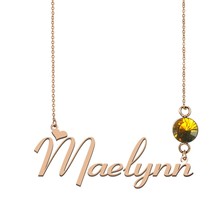 Mason name necklace, Sophia name necklace, Maelynn Name Necklace Best Ch... - $16.99