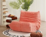 Fireside Chair, Mid Century Armless Floor Sofa, Soft Premium Corduroy Fl... - $444.99