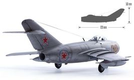 Academy 12566 1:72 MiG-15bis Korean War Air Forces Plamodel Plastic Hobby Model image 5