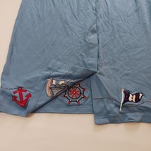 Bechamel Women's Size 2X Blue Maxi Pull-On Elastic Waist Skirt With Pockets image 9